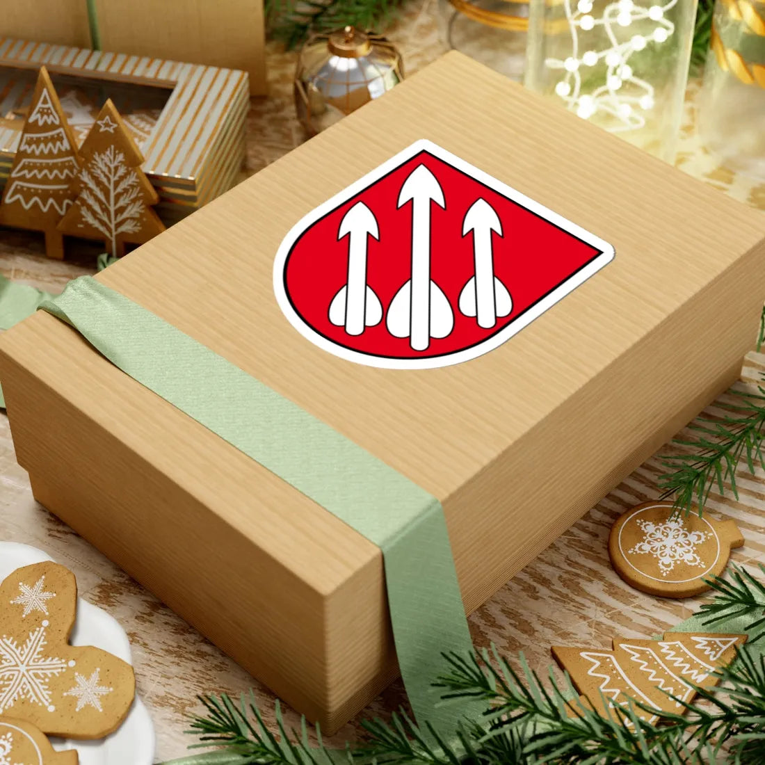 Coat of arms of Wintersingen (Switzerland) (Coat of Arms) STICKER Vinyl Kiss-Cut Decal - The Sticker Space