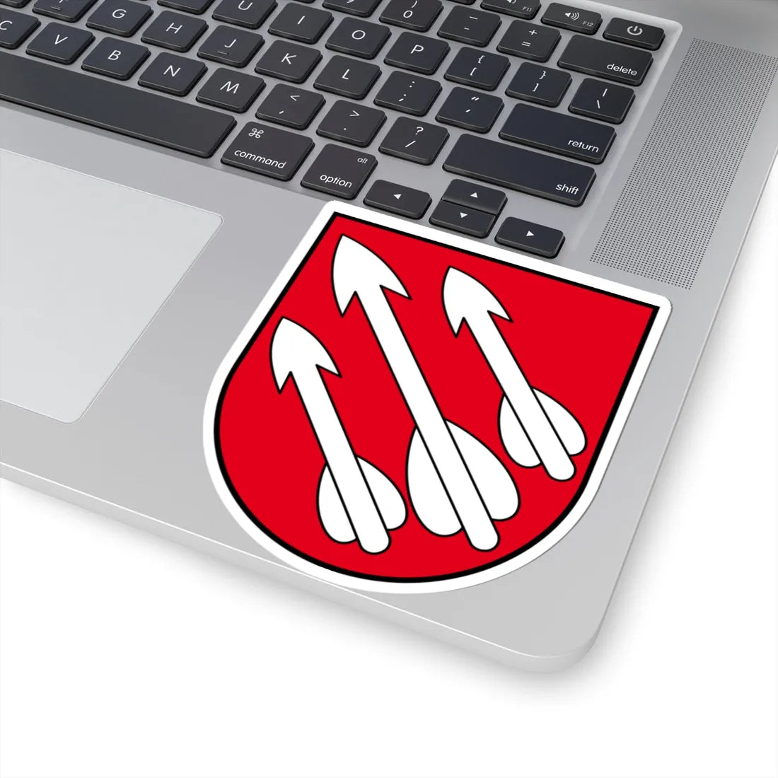 Coat of arms of Wintersingen (Switzerland) (Coat of Arms) STICKER Vinyl Kiss-Cut Decal - The Sticker Space