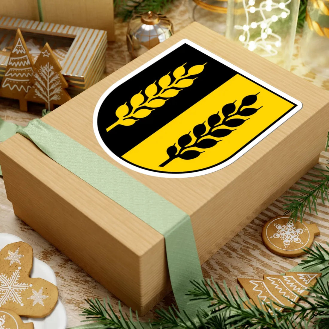 Coat of arms of Wittinsburg (Switzerland) (Coat of Arms) STICKER Vinyl Kiss-Cut Decal - The Sticker Space