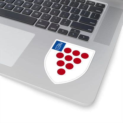 Coat of Arms of Worcester Cathedral (England) (Coat of Arms) STICKER Vinyl Kiss-Cut Decal - The Sticker Space