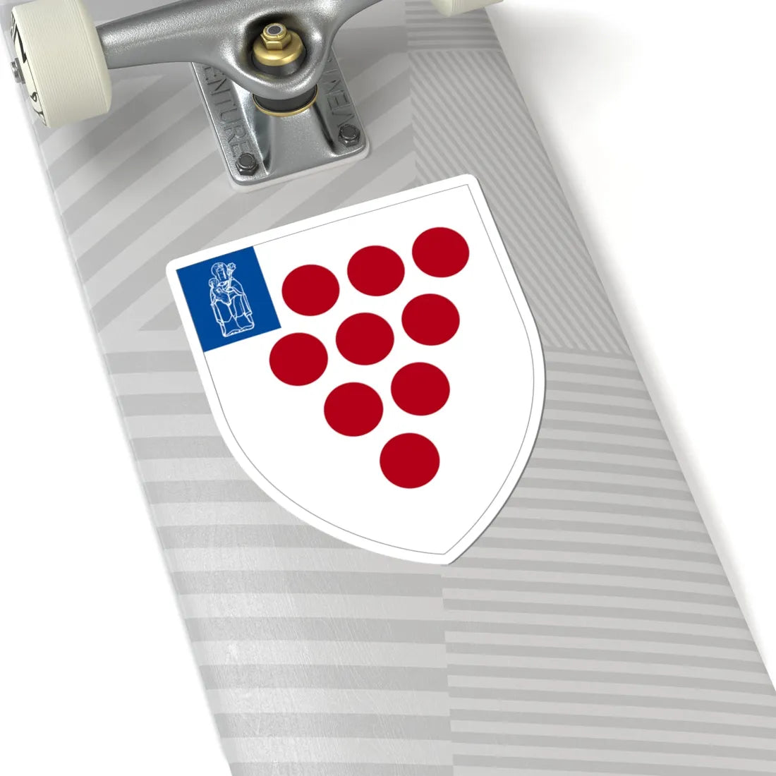 Coat of Arms of Worcester Cathedral (England) (Coat of Arms) STICKER Vinyl Kiss-Cut Decal - The Sticker Space