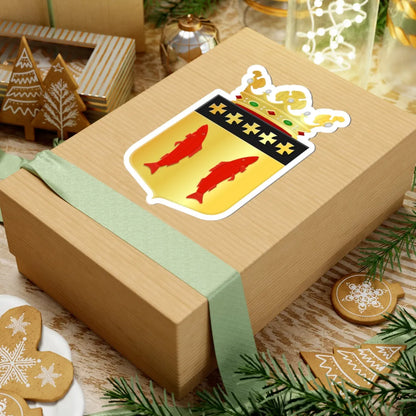 Coat of arms of Woudrichem (Netherlands) (Coat of Arms) STICKER Vinyl Kiss-Cut Decal - The Sticker Space