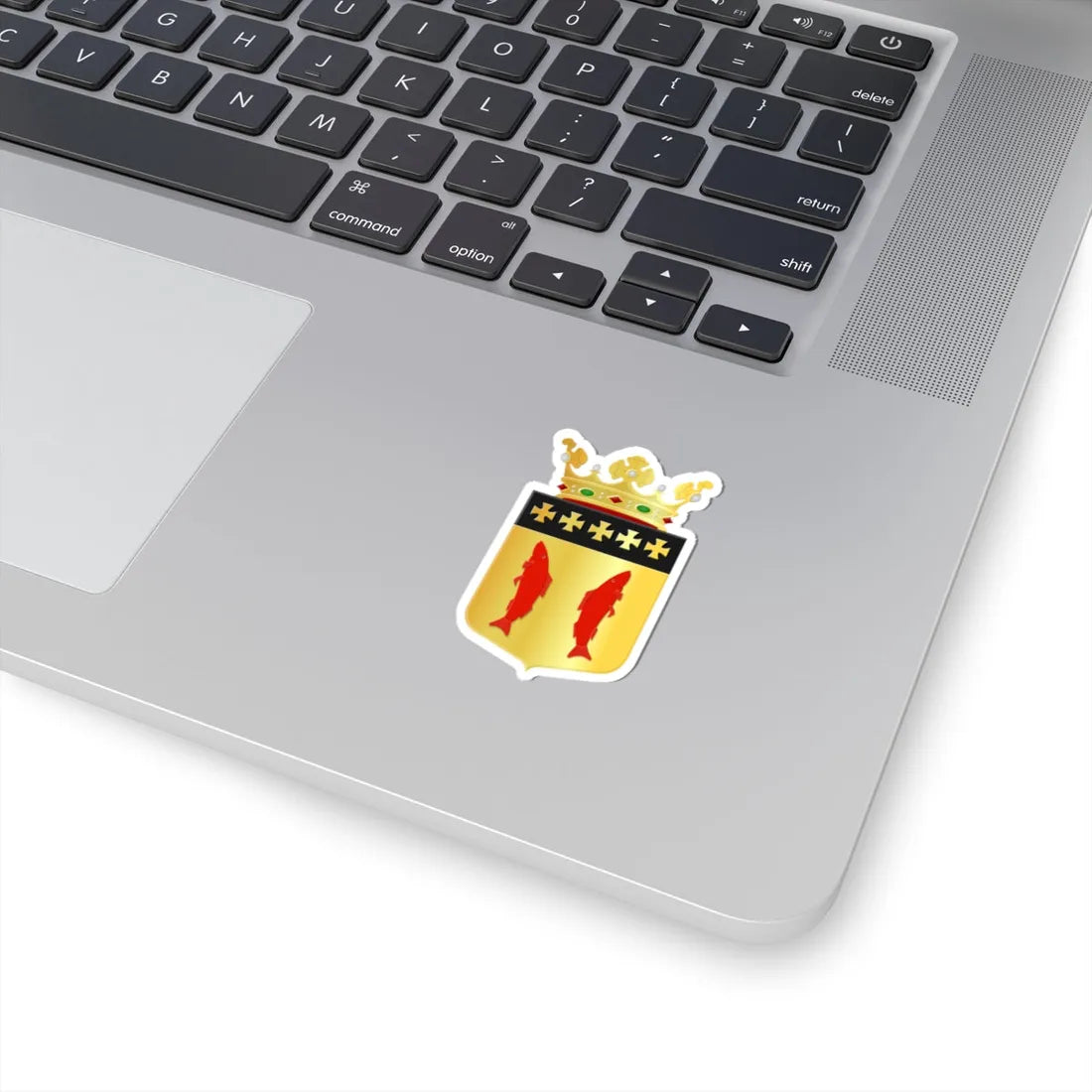 Coat of arms of Woudrichem (Netherlands) (Coat of Arms) STICKER Vinyl Kiss-Cut Decal - The Sticker Space
