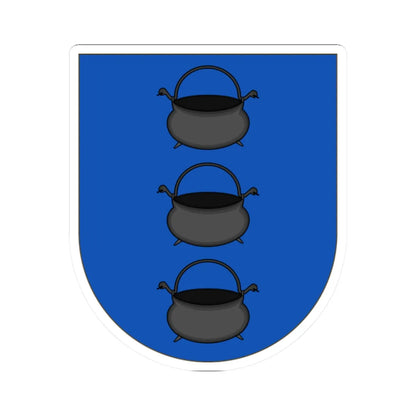 Coat of Arms of Yñigo cauldrons (Argentina) (Coat of Arms) STICKER Vinyl Kiss-Cut Decal 2 Inch White - The Sticker Space