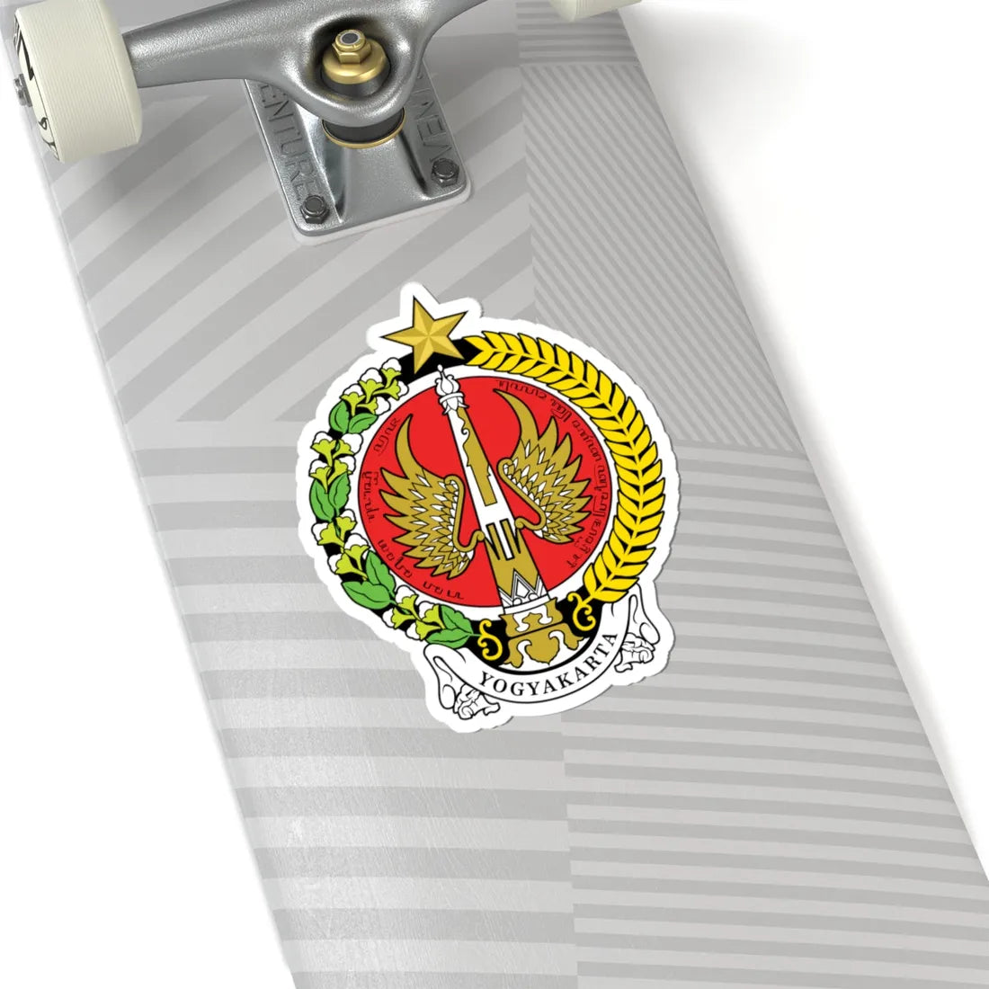 Coat of arms of Yogyakarta (Indonesia) (Coat of Arms) STICKER Vinyl Kiss-Cut Decal - The Sticker Space