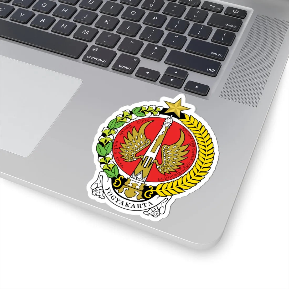 Coat of arms of Yogyakarta (Indonesia) (Coat of Arms) STICKER Vinyl Kiss-Cut Decal - The Sticker Space