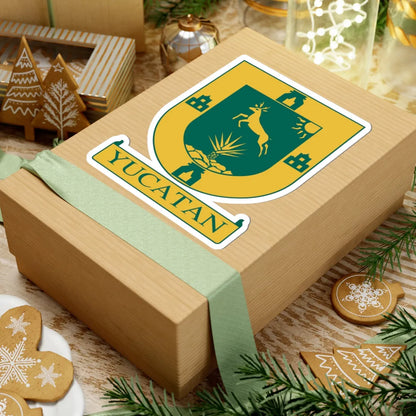 Coat of arms of Yucatan (Mexico) (Coat of Arms) STICKER Vinyl Kiss-Cut Decal - The Sticker Space