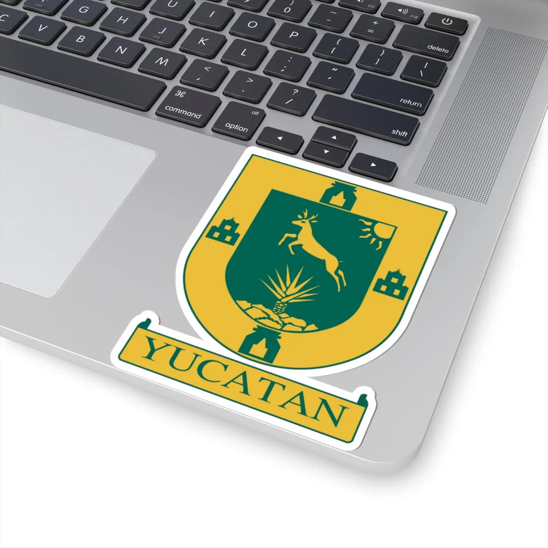 Coat of arms of Yucatan (Mexico) (Coat of Arms) STICKER Vinyl Kiss-Cut Decal - The Sticker Space
