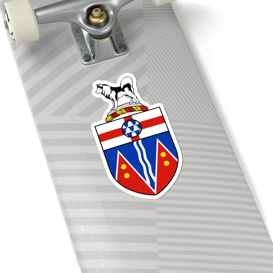 Coat of arms of Yukon (Canada) (Coat of Arms) STICKER Vinyl Kiss-Cut Decal - The Sticker Space