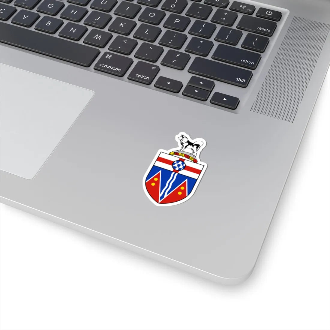 Coat of arms of Yukon (Canada) (Coat of Arms) STICKER Vinyl Kiss-Cut Decal - The Sticker Space