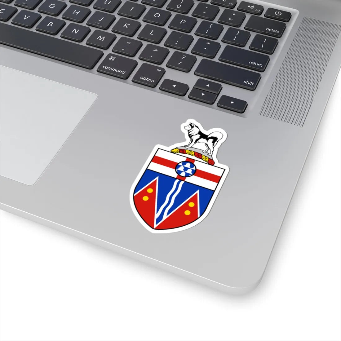 Coat of arms of Yukon (Canada) (Coat of Arms) STICKER Vinyl Kiss-Cut Decal - The Sticker Space