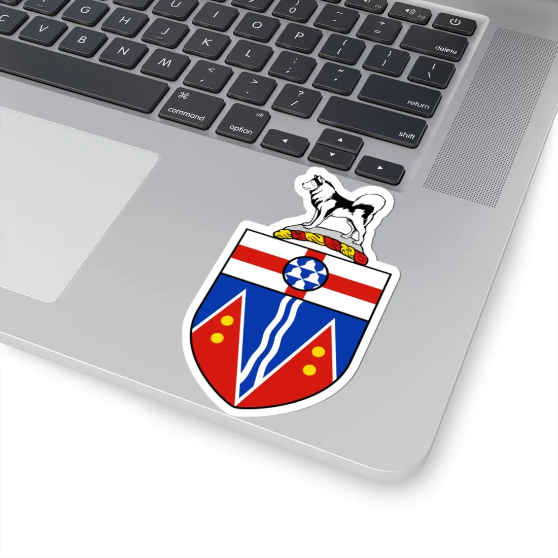 Coat of arms of Yukon (Canada) (Coat of Arms) STICKER Vinyl Kiss-Cut Decal - The Sticker Space