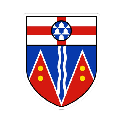 Coat of arms of Yukon escutcheon (Canada) (Coat of Arms) STICKER Vinyl Kiss-Cut Decal - The Sticker Space