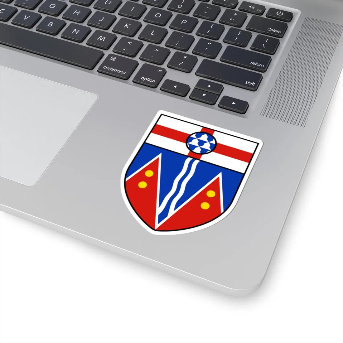 Coat of arms of Yukon escutcheon (Canada) (Coat of Arms) STICKER Vinyl Kiss-Cut Decal - The Sticker Space