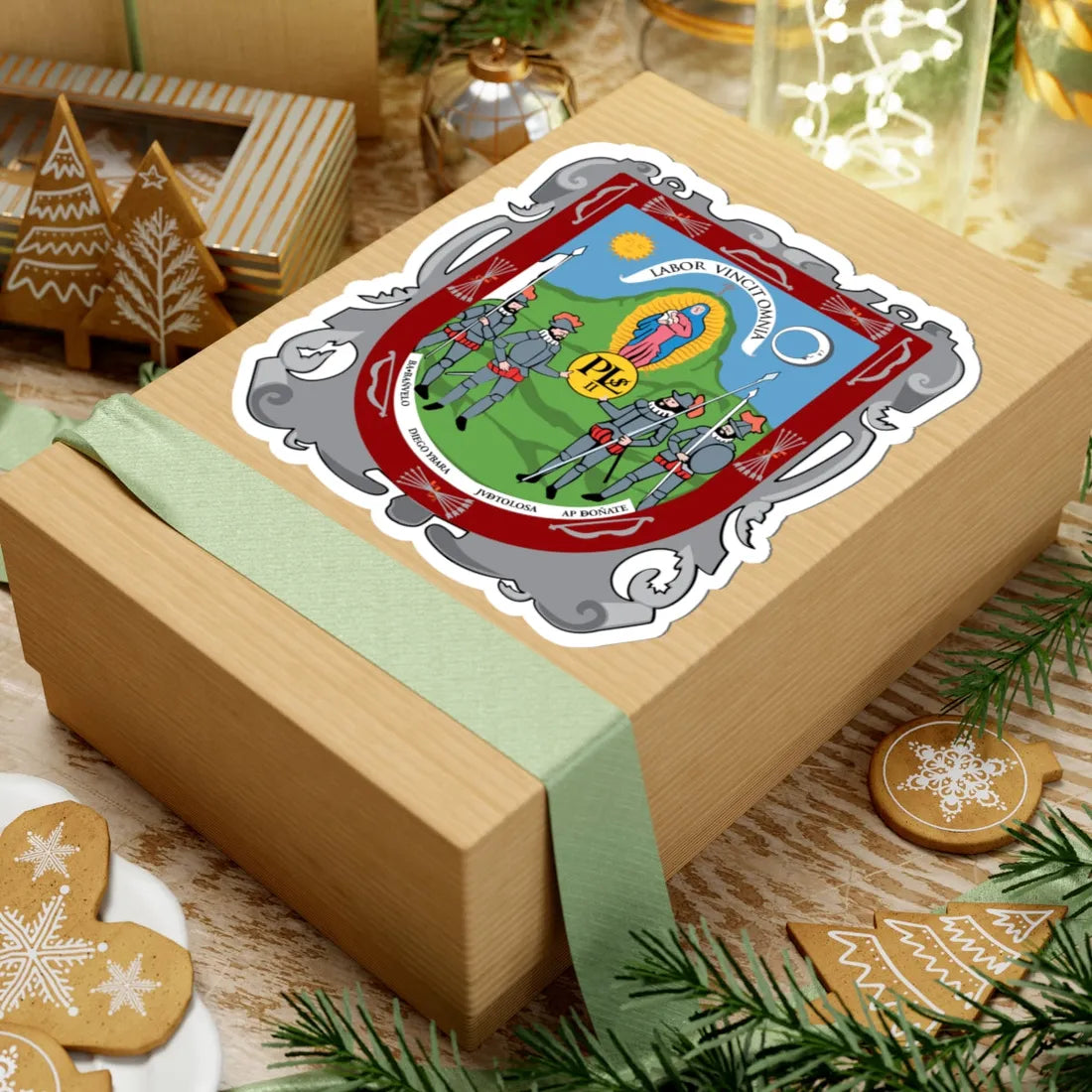 Coat of arms of Zacatecas (Mexico) (Coat of Arms) STICKER Vinyl Kiss-Cut Decal - The Sticker Space