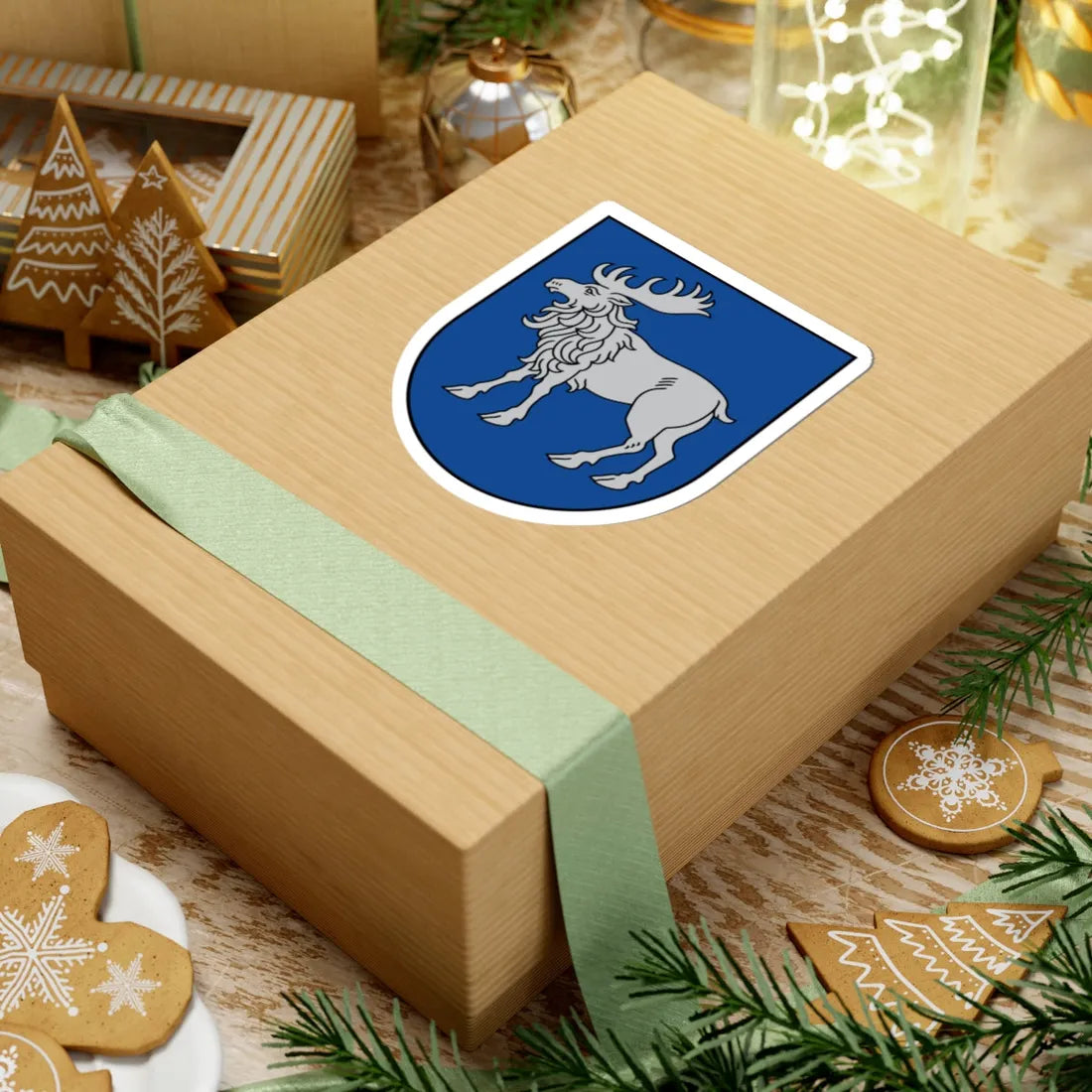 Coat of arms of Zemgale (Latvia) (Coat of Arms) STICKER Vinyl Kiss-Cut Decal - The Sticker Space