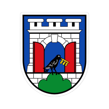 Coat of arms Peuerbach (Austria) (Coat of Arms) STICKER Vinyl Kiss-Cut Decal 4 Inch White - The Sticker Space