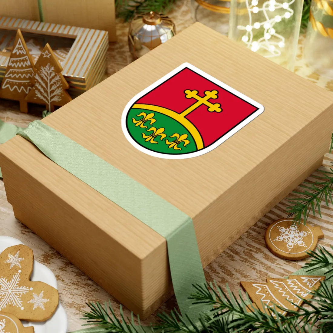 Coat of arms Pfarrkirchen im Mühlkreis (Austria) (Coat of Arms) STICKER Vinyl Kiss-Cut Decal - The Sticker Space