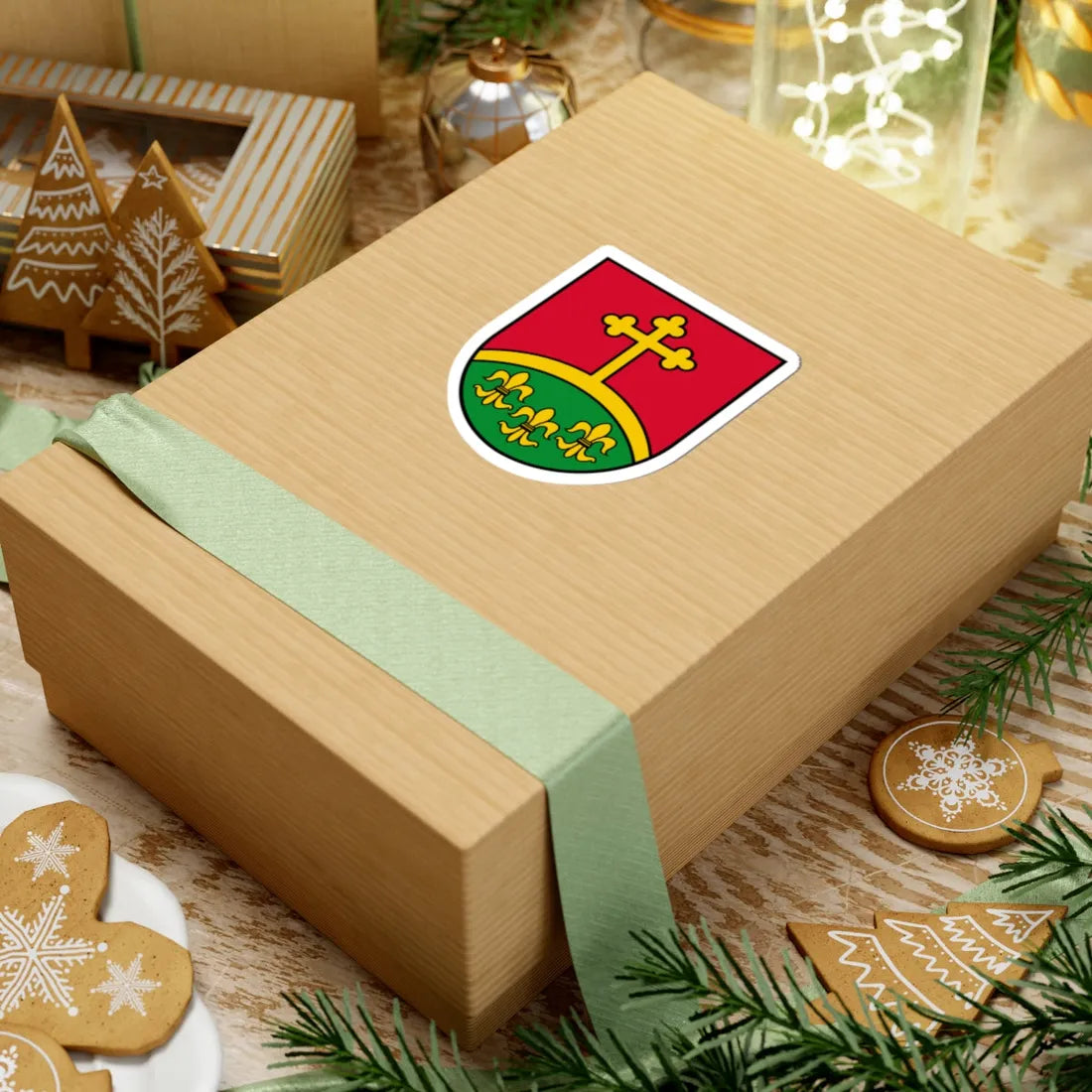 Coat of arms Pfarrkirchen im Mühlkreis (Austria) (Coat of Arms) STICKER Vinyl Kiss-Cut Decal - The Sticker Space