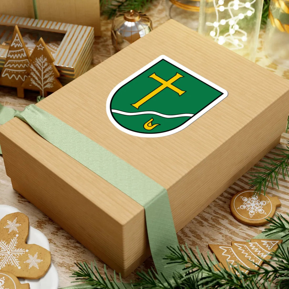 Coat of arms Poetting (Austria) (Coat of Arms) STICKER Vinyl Kiss-Cut Decal - The Sticker Space