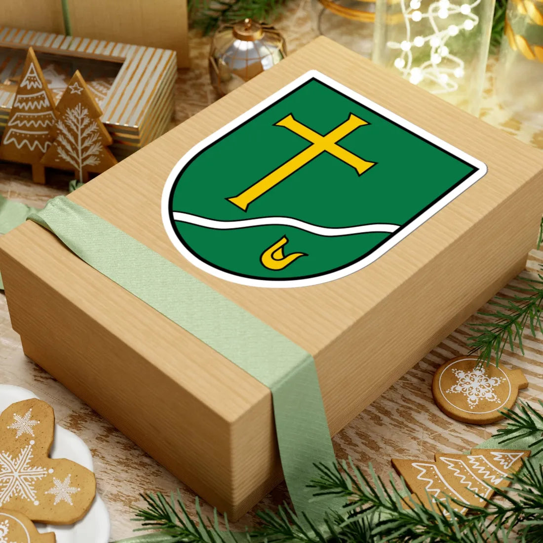 Coat of arms Poetting (Austria) (Coat of Arms) STICKER Vinyl Kiss-Cut Decal - The Sticker Space