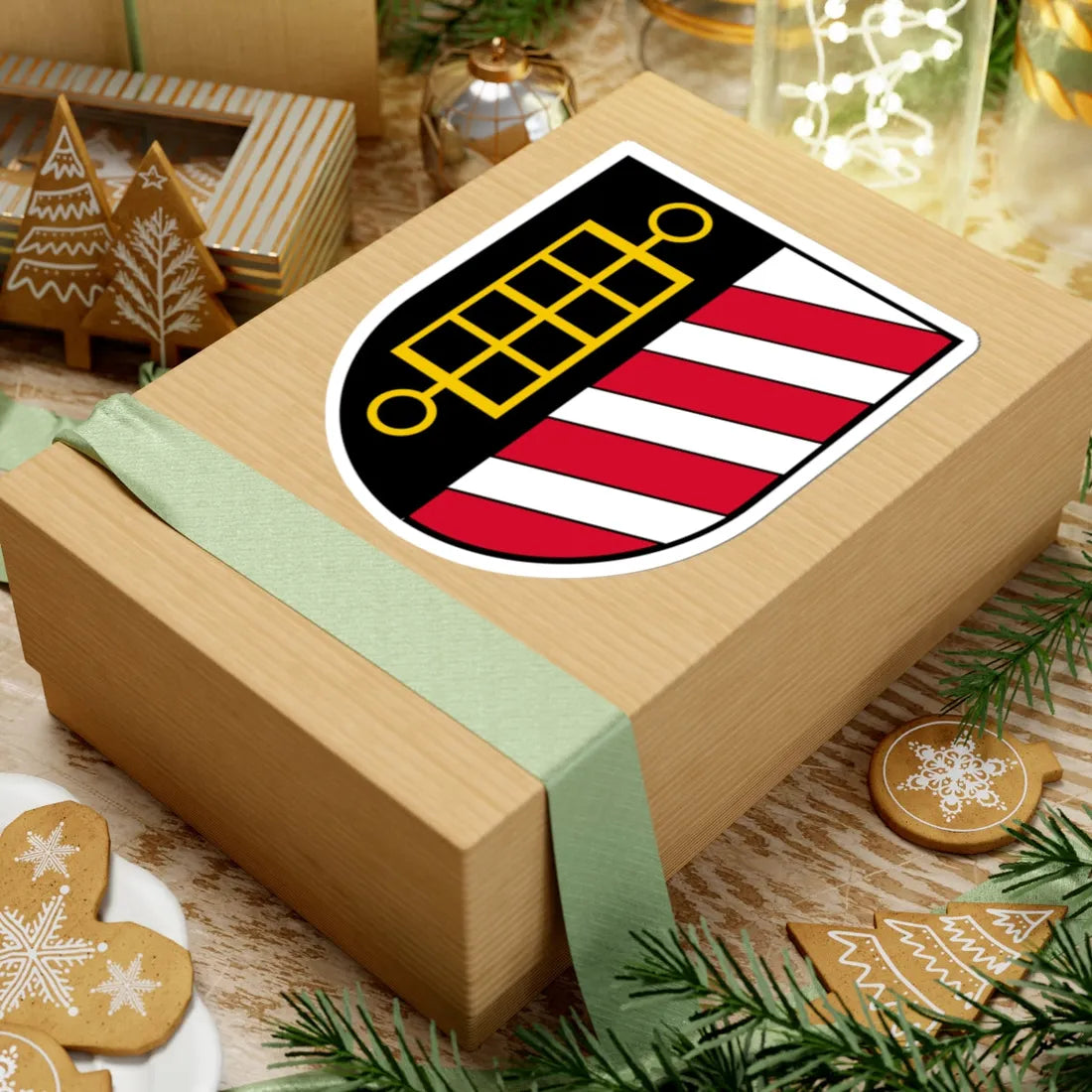 Coat of arms Pollham (Austria) (Coat of Arms) STICKER Vinyl Kiss-Cut Decal - The Sticker Space