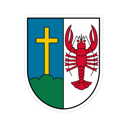 Coat of Arms Pram (Austria) (Coat of Arms) STICKER Vinyl Kiss-Cut Decal 6 Inch White - The Sticker Space
