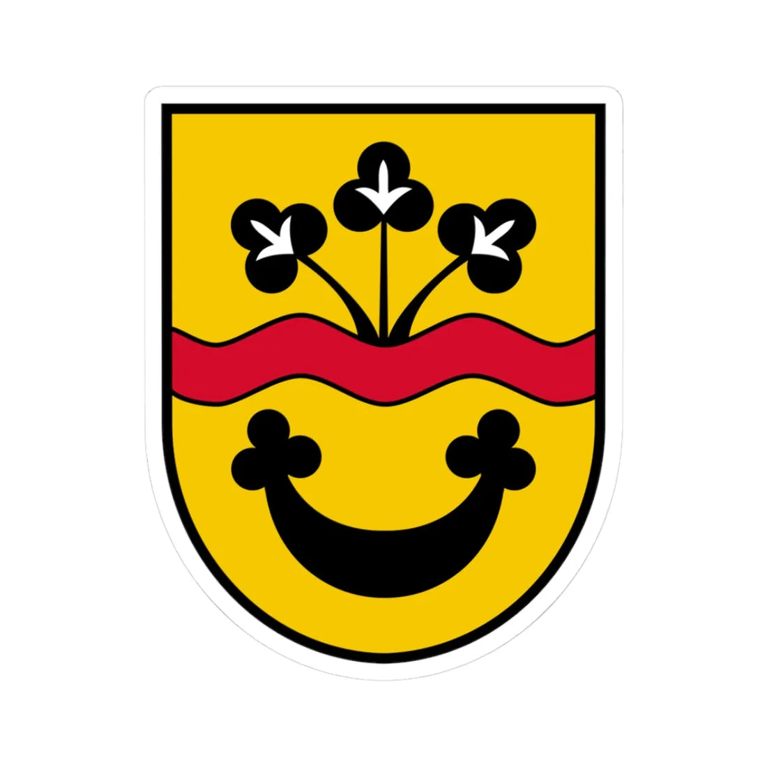 Coat of arms Rottenbach Austria (Austria) (Coat of Arms) STICKER Vinyl Kiss-Cut Decal 3 Inch White - The Sticker Space