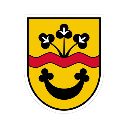 Coat of arms Rottenbach Austria (Austria) (Coat of Arms) STICKER Vinyl Kiss-Cut Decal 4 Inch White - The Sticker Space