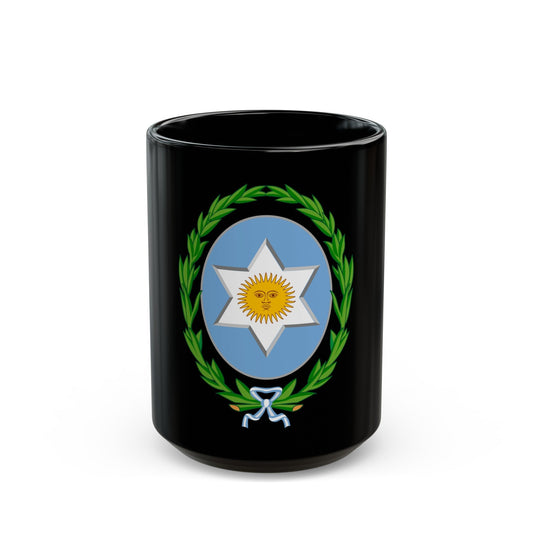 Coat of Arms Salta Argentina - Black Coffee Mug-15oz-The Sticker Space