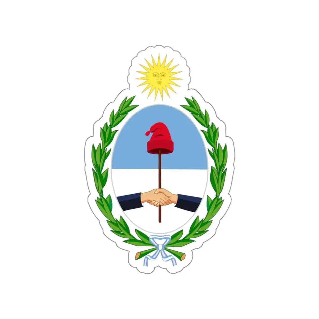 Coat of Arms San Juan Argentina STICKER Vinyl Die-Cut Decal - The Sticker Space