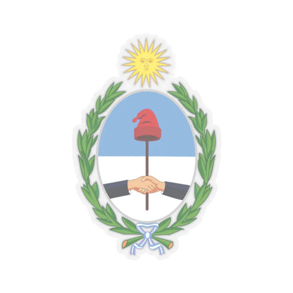 Coat of Arms San Juan Argentina - STICKER Vinyl Kiss-Cut Decal 2 Inch Transparent - The Sticker Space
