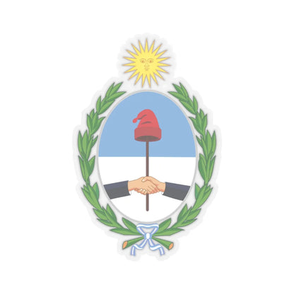 Coat of Arms San Juan Argentina - STICKER Vinyl Kiss-Cut Decal 3 Inch Transparent - The Sticker Space