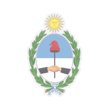 Coat of Arms San Juan Argentina - STICKER Vinyl Kiss-Cut Decal 4 Inch Transparent - The Sticker Space