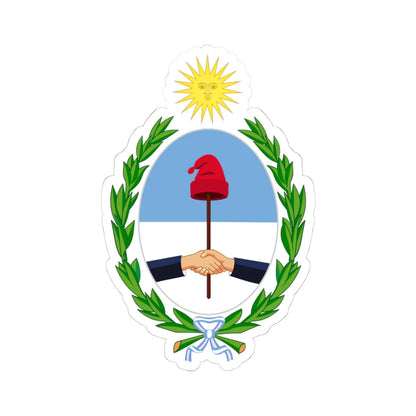Coat of Arms San Juan Argentina - STICKER Vinyl Kiss-Cut Decal 4 Inch White - The Sticker Space
