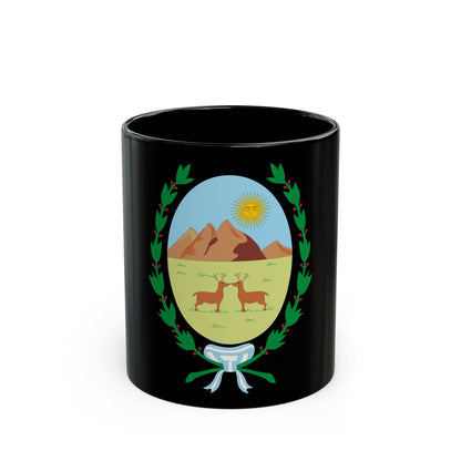 Coat of Arms San Luis Argentina - Black Coffee Mug-11oz-The Sticker Space