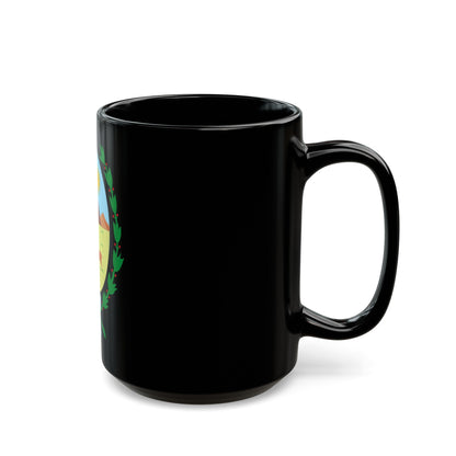 Coat of Arms San Luis Argentina - Black Coffee Mug-The Sticker Space