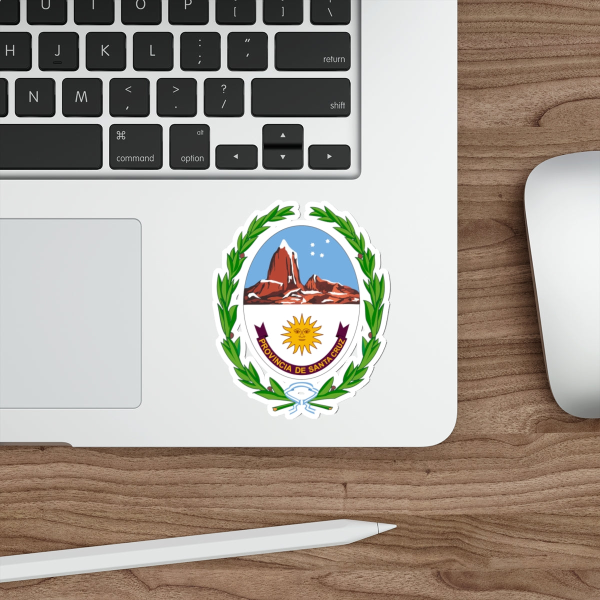 Coat of Arms Santa Cruz Argentina STICKER Vinyl Die-Cut Decal-The Sticker Space