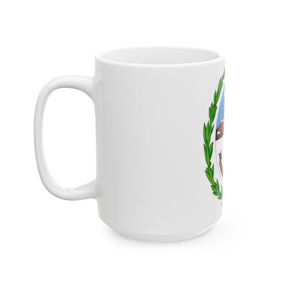 Coat of Arms Santa Cruz Argentina - White Coffee Mug-The Sticker Space