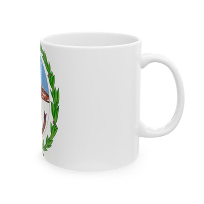 Coat of Arms Santa Cruz Argentina - White Coffee Mug-The Sticker Space