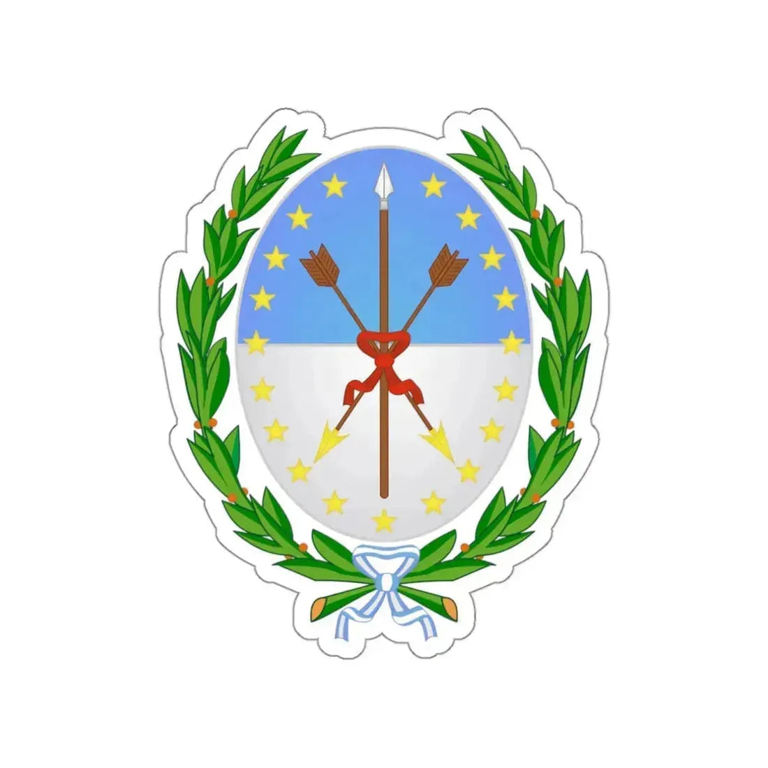 Coat of Arms Santa Fe Argentina STICKER Vinyl Die-Cut Decal 3 Inch - The Sticker Space