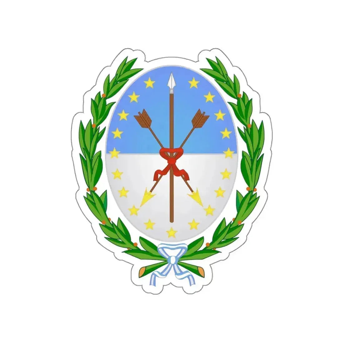 Coat of Arms Santa Fe Argentina STICKER Vinyl Die-Cut Decal 6 Inch - The Sticker Space