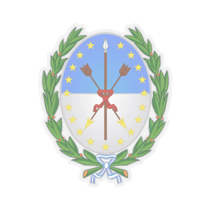 Coat of Arms Santa Fe Argentina - STICKER Vinyl Kiss-Cut Decal 3 Inch Transparent - The Sticker Space