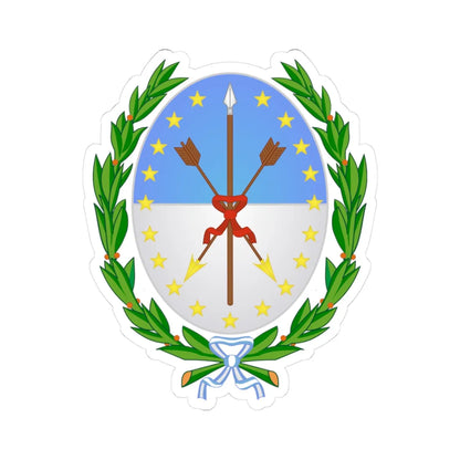 Coat of Arms Santa Fe Argentina - STICKER Vinyl Kiss-Cut Decal 3 Inch White - The Sticker Space