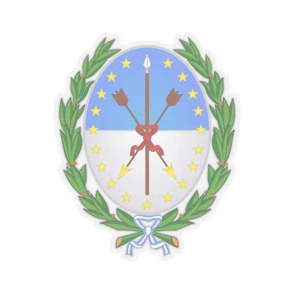 Coat of Arms Santa Fe Argentina - STICKER Vinyl Kiss-Cut Decal 4 Inch Transparent - The Sticker Space