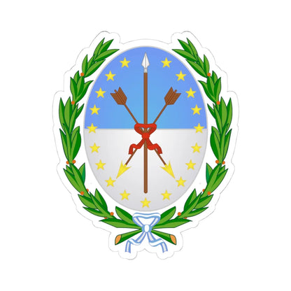 Coat of Arms Santa Fe Argentina - STICKER Vinyl Kiss-Cut Decal 4 Inch White - The Sticker Space