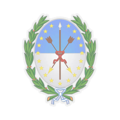 Coat of Arms Santa Fe Argentina - STICKER Vinyl Kiss-Cut Decal 6 Inch Transparent - The Sticker Space