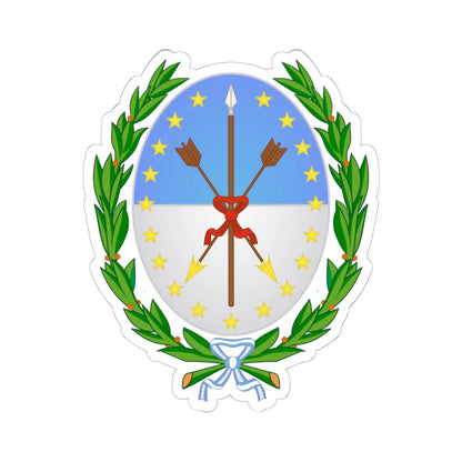 Coat of Arms Santa Fe Argentina - STICKER Vinyl Kiss-Cut Decal 6 Inch White - The Sticker Space
