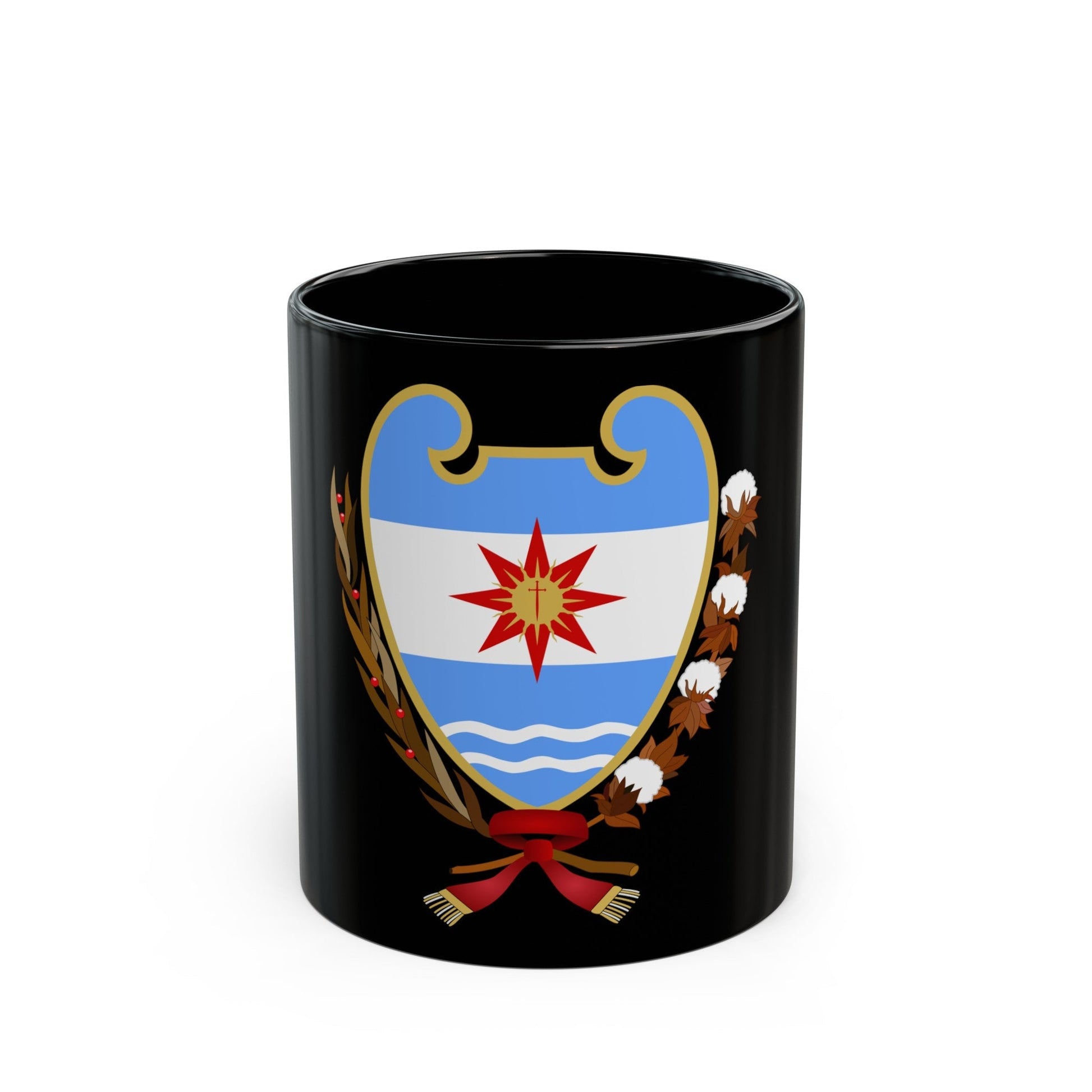 Coat of Arms Santiago del Estero Argentina - Black Coffee Mug-11oz-The Sticker Space