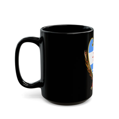 Coat of Arms Santiago del Estero Argentina - Black Coffee Mug-The Sticker Space